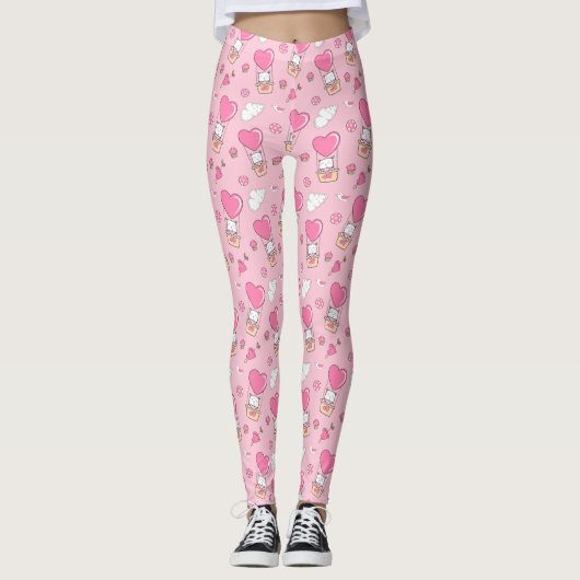 Cute Cat Pattern-Leggings Leggings (Voorkant)