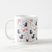 Cute Cat Pattern Mug (Gauche)