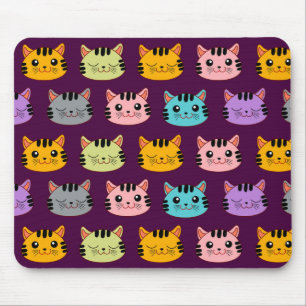 Cute Cat Pattern Muismat