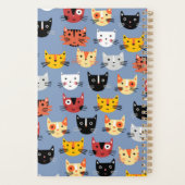 Cute Cat Pattern Planner (Achterkant)