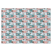 Cute Cat Pattern Tafelkleed (Voorkant (Horizontaal))