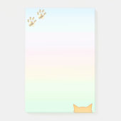 Cute Cat Paws Post-it® Notes (Voorkant)