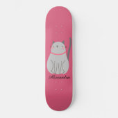 Cute Cat Personalized Skateboard (Voorkant)