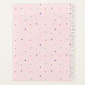 Cute Cat Persoonlijke naam Roze Planner (Achterkant)
