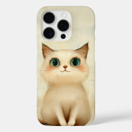 Cute Cat Phone Case (Achterkant)