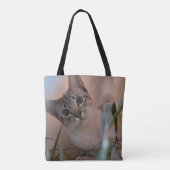 Cute Cat Photo Portrait Draagtas (Achterkant)