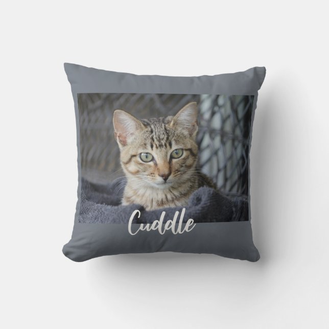 Cute Cat Pillow Kussen (Voorkant)