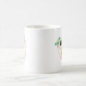 Cute Cat Plant Lover Cartoon Mug (Centre)