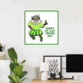 Cute Cat Poster (Thuiskantoor)