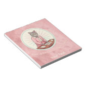 Cute Cat Purrfecting My Mahjong Hands Personalized Notitieblok (Schuin)