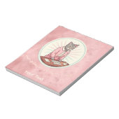 Cute Cat Purrfecting My Mahjong Hands Personalized Notitieblok (Gedraaid)