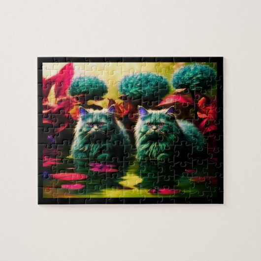 Cute Cat Puzzle for Cat Lovers Legpuzzel (Horizontaal)