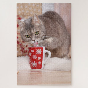Cute Cat Puzzle Legpuzzel