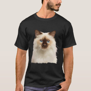 Cute Cat Ragdoll Cat Face T-shirt
