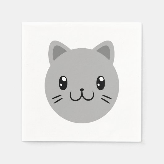 Cute Cat Servet (Voorkant)