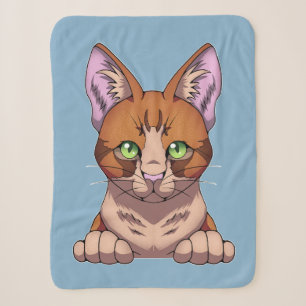 Cute Cat Sherpa Deken