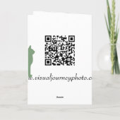 Cute Cat Silencieuse carte d'anniversaire (Dos)