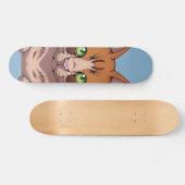 Cute Cat Skateboard (Horizontaal)