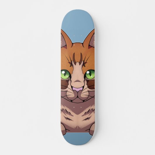 Cute Cat Skateboard (Voorkant)