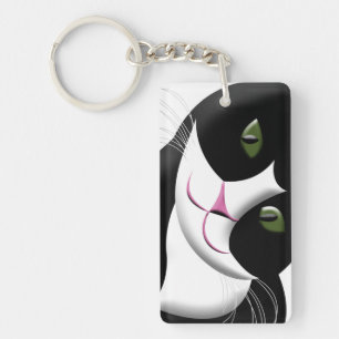 Cute Cat Sleutelhanger