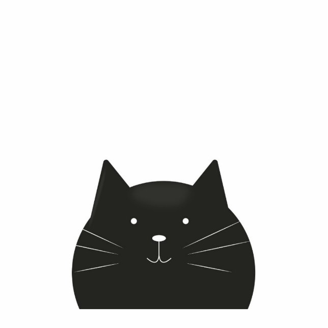 Cute Cat Staand Fotobeeldje (Voorkant)