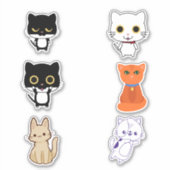 Cute Cat Sticker (Voorkant)