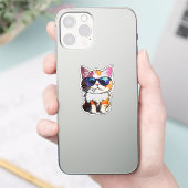 cute cat sticker (Telefoon)