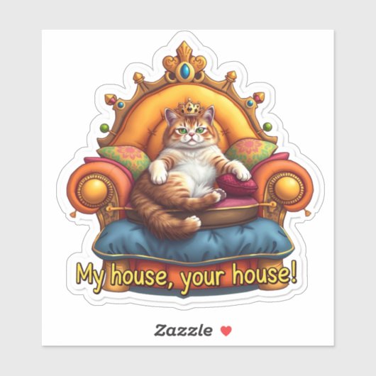 Cute Cat Sticker (Vel)