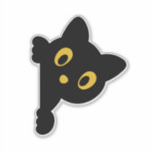 Cute Cat Sticker – Adorable Design (Voorkant)
