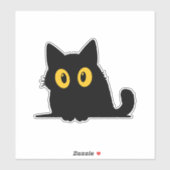 Cute Cat Sticker – Adorable Design  (Vel)