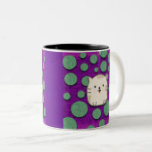 Cute Cat Sticking Out Tongue Mug (Devant droit)