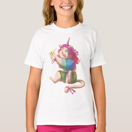 Cute Cat T-Shirt (Voorkant)