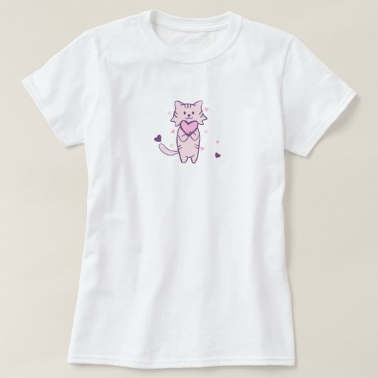 Cute Cat T-Shirt – Gift for Cat Lovers (Design devant)