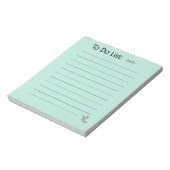 Cute Cat To-Do List Notepad Notitieblok (Gedraaid)