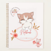 Cute cat to do with note books  planner (Voorkant)