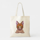 Cute Cat Tote Bag (Achterkant)