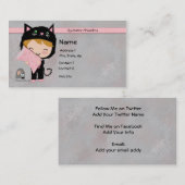 Cute Cat Visitekaartje (Voorkant / Achterkant)