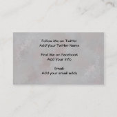 Cute Cat Visitekaartje (Achterkant)