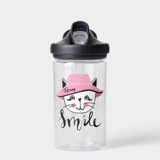Cute Cat Water Fles (Voorkant)