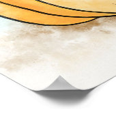 Cute Cat-Waterverf Poster (Hoek)