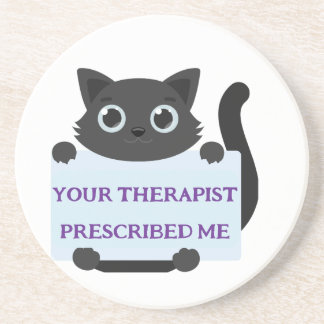 Cute Cat  Zandsteen Onderzetter