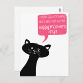 Cute Cat - Zoals een moeder - Stepmoeder Moederdag Briefkaart (Voorkant / Achterkant)