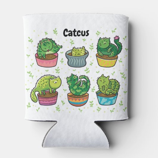 Cute Catcus Blikjeskoeler (Achterkant)