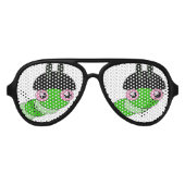 Cute Cateronder Aviator Zonnebril (Voorkant)