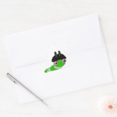 Cute Cateronder Driehoek Sticker (Envelop)