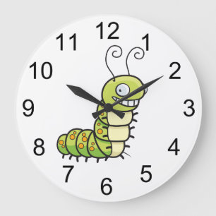 Cute Caterstone Animal Wall klok