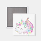 Cute Caticorn Magneet (Voorkant / Achterkant)