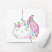 Cute Caticorn Muismat (Met muis)
