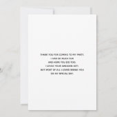 Cute Cats and Pumpkins Halloween Pattern Bedankkaart (Achterkant)