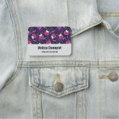 Cute Cats and Pumpkins Halloween Pattern Naamplaatje (In situ)